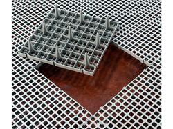 Podlahový rošt CIMUKA PF-CH-G23-H11 - veľkosť otvorov 2,2 x 2,2 cm