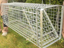 Profesionálna pasca na líšky, kuny, vydry a mačky TRAP H120x34x42
