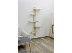 Škrabadlo pre mačky KERBL 81612 TIMBER, mačacie strom na stenu 150 cm