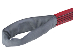 Ťažné lano s očkami KERBL 37704 4 m/40 mm/35000 kg, červené