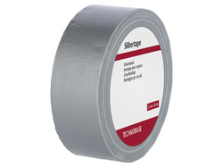 Textilní páska na paznechty KERBL 16385 SILBERTAPE, 50mm/50m, stříbrná