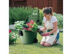 Univerzálny záhradný vozík STEFANPLAST HELPY - 50 l, zelený