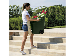Univerzálny záhradný vozík STEFANPLAST HELPY - 50 l, zelený
