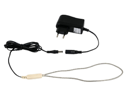 Vyhrievací vykurovací kábel AGF 12V / 6W s adaptérom, nerezové opletenie