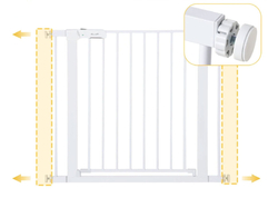Zábrana do dverí pre psov PAWHUT D06-043V01 75-96 x 76 cm
