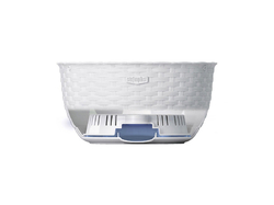 Závesný kvetináč STEFANPLAST NATURAL 30 biela