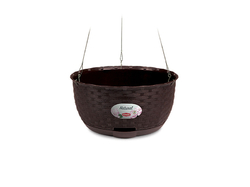 Závesný kvetináč STEFANPLAST NATURAL 30 moka