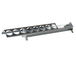 Žľabové kŕmidlo pre kurčatá, prepelice, pozinkované CF032.10 - 30cm