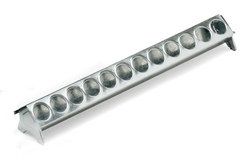 Žľabové kŕmidlo pre kurčatá, prepelice, pozinkované CF032.30 - 50cm