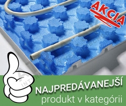 Systémová izolačná doska UHP53 pre podlahové vykurovanie