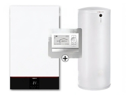 Viessmann Vitodens 100-W, 3,2 - 19 kW + 200 l zásobník + regulácia