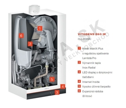 Viessmann Vitodens 050-W, 3,2 - 25 kW + 100 l zásobník
