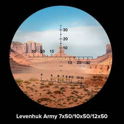 Ďalekohľad Levenhuk Army 12x50 so zameriavačom