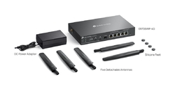Router TP-Link ER706WP-4G VPN WiFi 6, LTE/4G, 1x GWAN + 4x GWAN/LAN + 1x GWAN/LAN SFP, USB,  Omáda SDN