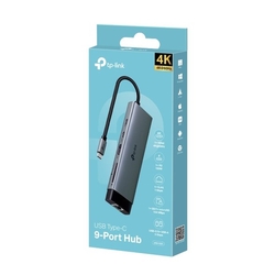 Dokovacia stanica TP-Link UH9120C USB-C, HDMI, RJ45, 1x USB C, 3x USB, čítačka SD/microSD, PD 100W