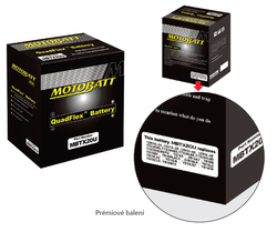 Batéria Motobatt MB5U 7Ah, 12V, 2 vývody