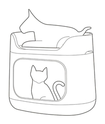 Pelech Curver Bunkbed 3 v 1 cappuccino