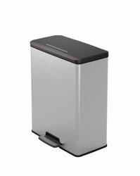 Odpadkový kôš Curver Deco Bin 65 l strieborný