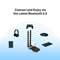 Sieťová karta TP-Link Archer TX50E WiFi 6, Bluetooth, 574Mbps 2,4GHz/ 2402Mbps 5GHz, PCI-e