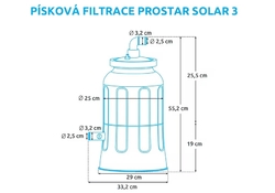 Bazénová filtrácia Marimex ProStar Solar 3