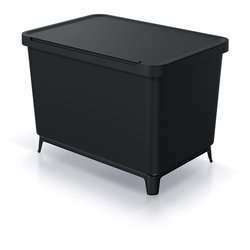 Odpadkový kôš Prosperplast SYSTEMA 1x23l + 2x10l čierny
