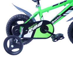 Detský bicykel Dino Bikes 412UL zelené 12" chlapčenské