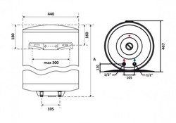 Elektrický bojler SIWELL SW 120V