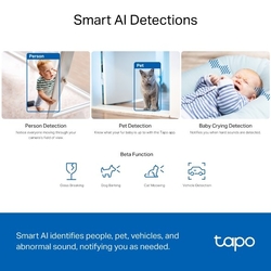 Kamera TP-Link Tapo C230 IP, 5MPx, WiFi, prísvit