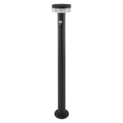 LED záhradné solárne stĺpikové svietidlo TERION, senzor súmraku, 12,5 x 12,5 x 80 cm