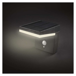 LED záhradné solárne nástenné svietidlo VEREA, senzor súmraku, 10,7 x 15,4 x 13 cm