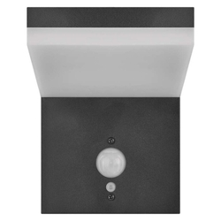 LED záhradné solárne nástenné svietidlo VEREA, senzor súmraku, 10,7 x 15,4 x 13 cm