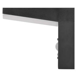 LED záhradné solárne nástenné svietidlo VEREA, senzor súmraku, 10,7 x 15,4 x 13 cm
