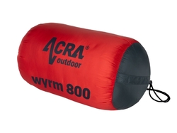 Spacák Acra Wyrm 800 - 225 cm, kačacie perie