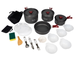 Sada riadu Acra C22 camping set alluminium pre 3-4 osoby