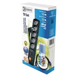 Set čistiacich prostriedkov + prepäťová ochrana + HDMI kábel