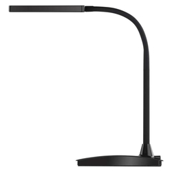 LED stolná lampa Eddy, čierna