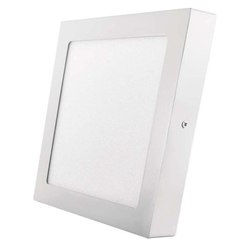 LED panel 224×224, štvorcový prisadený biely, 18W neutr. b.