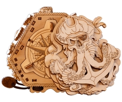 Hlavolam EscapeWelt 3D drevený Blackbeard's Compass