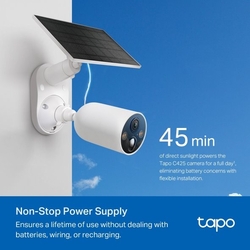 Kamerový set TP-Link Tapo C425 KIT 4MPx, vonkajšie, IP, WiFi, prísvit, batérie a panel A201