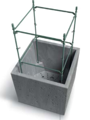 Kvetináč Prosperplast SIERRA CASE beton effect 77 cm čierny betón