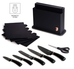 Sada nožov Berlingerhaus a dosiek na krájanie 11 ks Black Rose Collection BH-2491
