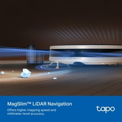 Vysávač TP-Link Tapo RV20 Max White robotický s mopom, 5300Pa, MagSlim
