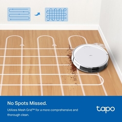 Vysávač TP-Link Tapo RV20 Max White robotický s mopom, 5300Pa, MagSlim