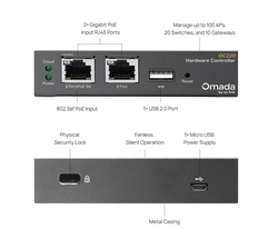 Kontroler TP-Link OC220 Controller, 1x GLAN, 1x GLAN s PoE, Omada SDN
