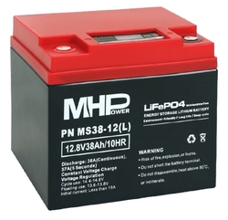 Batéria MHPower MS38-12(L) LiFePO4, 12V/38Ah, LC1-M6