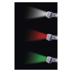 CREE LED + COB LED čelovka P3531, 330 lm, 65 m, 3× AAA