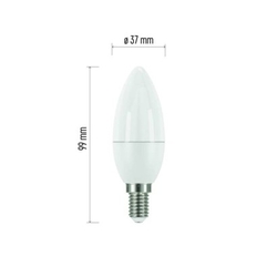 LED žiarovka Classic Candle 6W E14 teplá biela Ra97