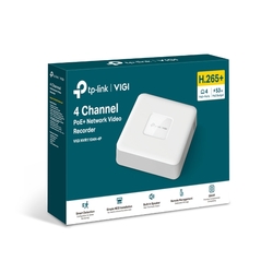 Záznamové zařízení TP-Link VIGI NVR1104H-4P 4 kanálov, 4x Lan s PoE, 2x USB