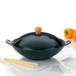 Panvica KELA Wok liatinová 36 cm s príslušenstvom 5 ks