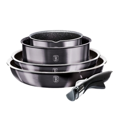 Sada riadu Berlingerhaus s odnímateľnou rukoväťou 9 ks Carbon PRO Line BH-6918